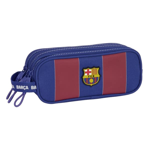 Dobbelt carry-all F.C. Barcelona Rød Marineblå 21 x 8.5 x 7 cm