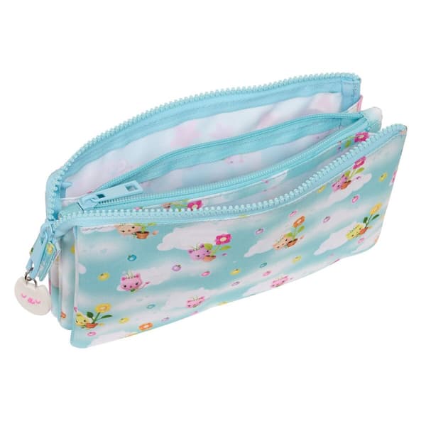 Dobbelt carry-all Gabby's Dollhouse Blå 22 x 12 x 3 cm