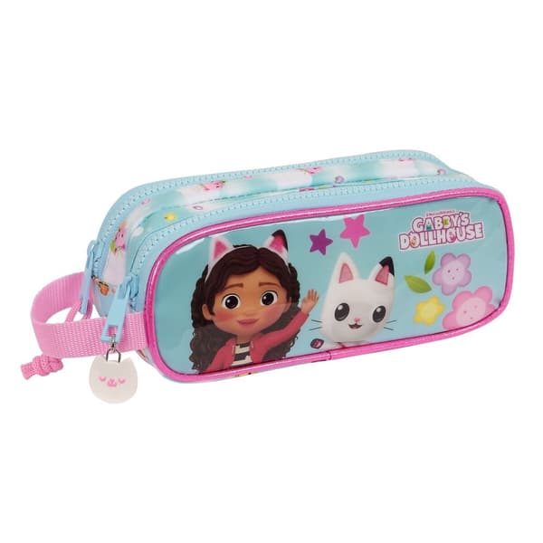 Dobbelt carry-all Gabby's Dollhouse Blå 21 x 8 x 6 cm