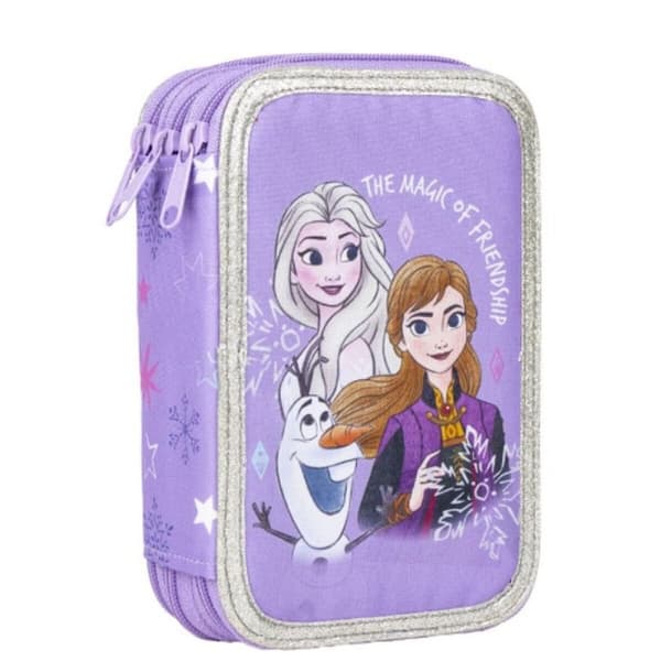 Tredobbelt Penalhus Frozen 43 Dele Syren 13 x 6,5 x 19,5 cm