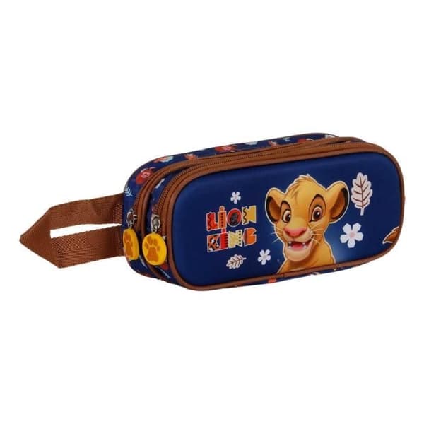 Trousse - KARACTERMANIA - Lejonkungen Little Face - Blå - Vit - Syntetisk - Canvas