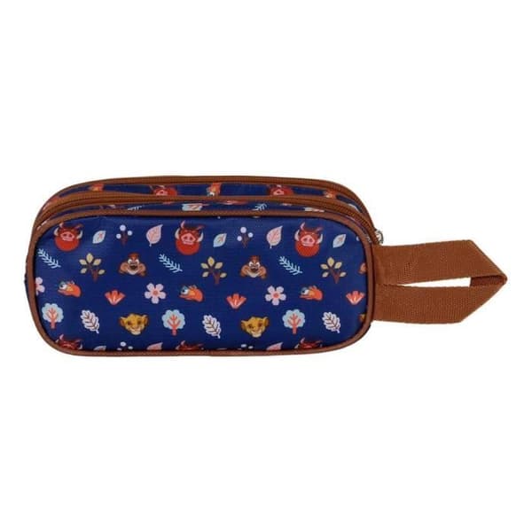 Trousse - KARACTERMANIA - Lejonkungen Little Face - Blå - Vit - Syntetisk - Canvas