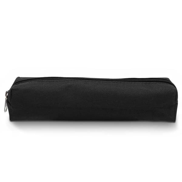 Pennfodral - WAYTEX - 931273N - Mjuk polyester - Blixtlås - Vanlig svart