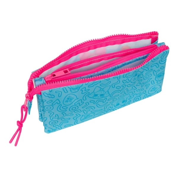 Dobbelt carry-all LOL Surprise! Divas Blå 22 x 12 x 3 cm