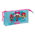 Miniatyrbillede 1 af 3: Dobbelt carry-all LOL Surprise! Divas Blå 22 x 12 x 3 cm