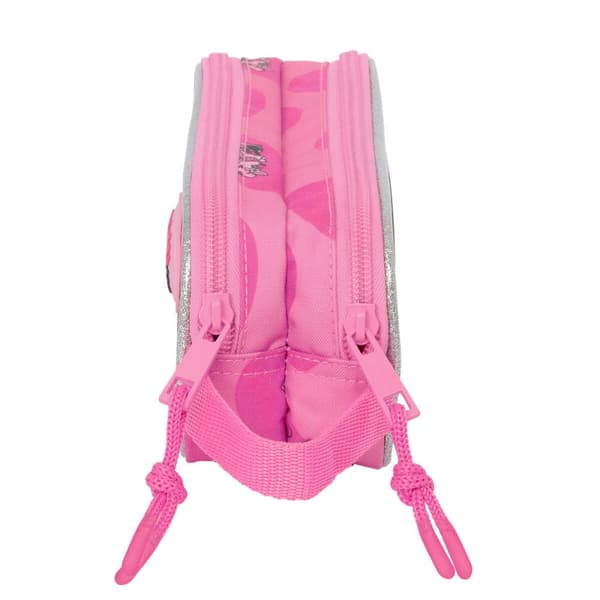 Dobbelt carry-all Minnie Mouse Loving Pink 21 x 8 x 6 cm