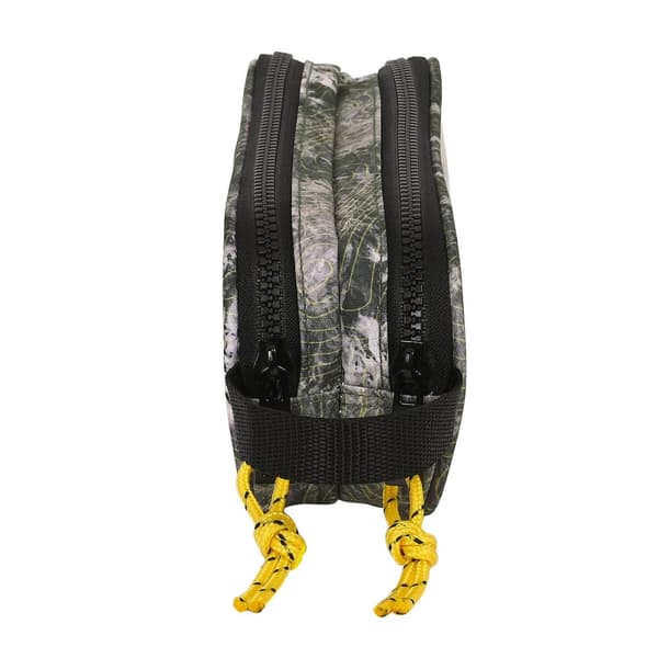 Dobbelt carry-all Jurassic World Warning Grå 21 x 8 x 6 cm