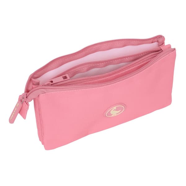 Tredobbelt bæretaske El Ganso Marsala Pink 22 x 12 x 3 cm