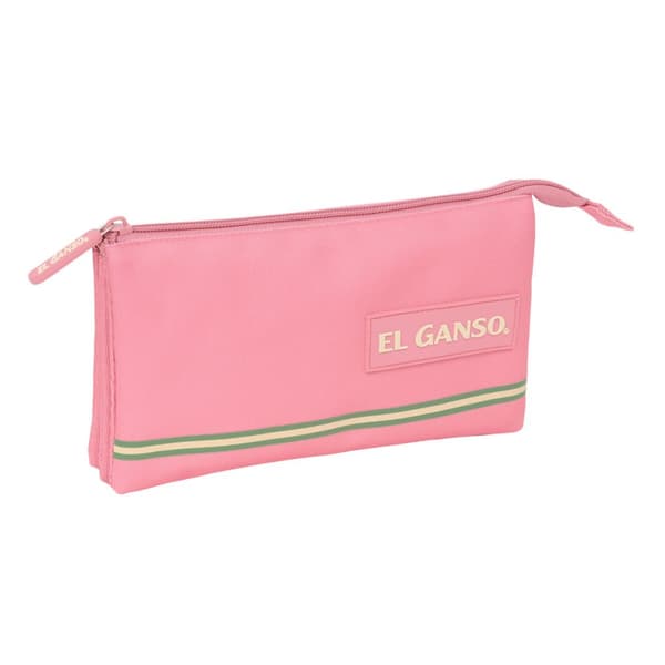 Tredobbelt bæretaske El Ganso Marsala Pink 22 x 12 x 3 cm