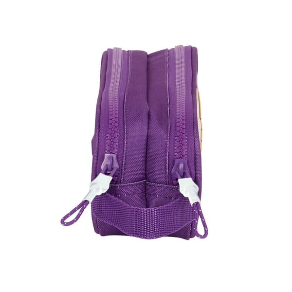 Dobbelt carry-all Real Valladolid C.F. Hvid Lilla 21 x 8 x 6 cm