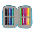 Miniatyrbillede 4 af 5: Dobbelt penalhus Algo de Jaime Hvid 12.5 x 19.5 x 4 cm (28 Dele)