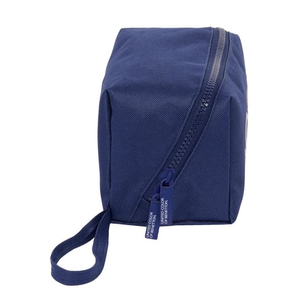 Penalhus Benetton Varsity Grå Marineblå 22 x 10 x 10 cm