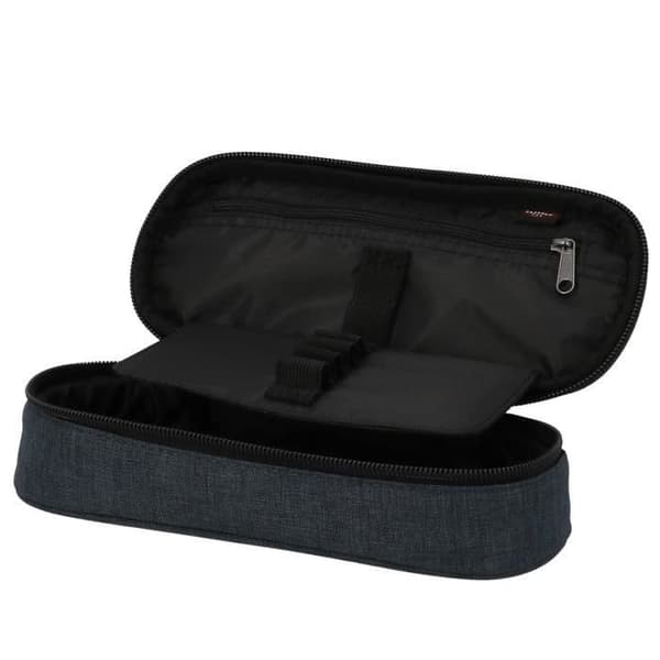 Pennfodral - Eastpak - Oval trippeldnim - 100 % polyester - Blixtlås - 22,5 x 9 x 5 cm