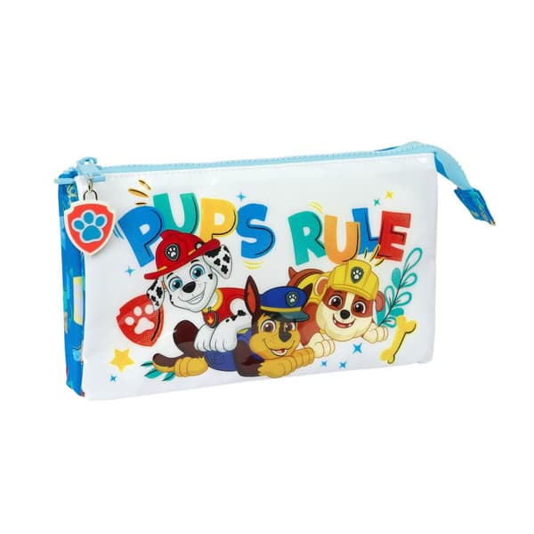 Kolmilokeroinen laukku The Paw Patrol Pups rule Sininen 22 x 12 x 3 cm