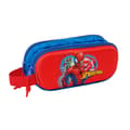 Miniatyrbillede 1 af 3: Dobbelt carry-all Spider-Man Rød Marineblå 21 x 8 x 6 cm 3D