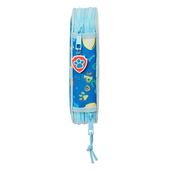 Dobbelt penalhus The Paw Patrol Pups rule Blå 12.5 x 19.5 x 4 cm 28 Dele