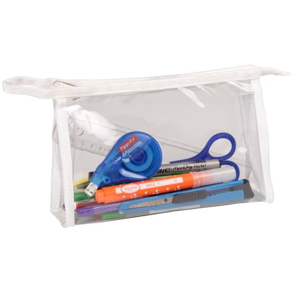 Transparent necessems - Special examination - 22 x 4 x 14 cm - Zipped - Unisex