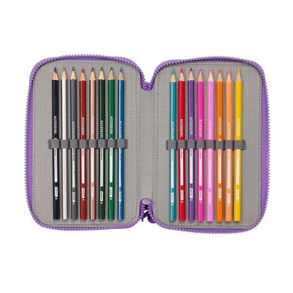 Safta Stitch Sweet Triple 36 Units Fyldt Blyantshus Lilla Mand