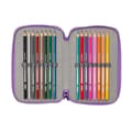 Miniatyrbillede 5 af 6: Safta Stitch Sweet Triple 36 Units Fyldt Blyantshus Lilla  Mand