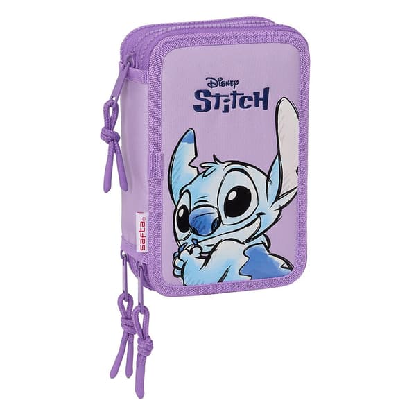 Safta Stitch Sweet Triple 36 Units Fyldt Blyantshus Lilla  Mand