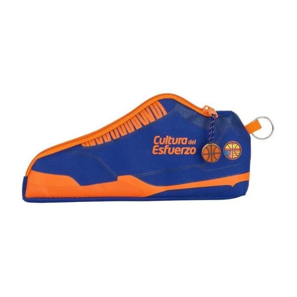 Fotbollsskoetui - SAFTA - M584 - Blå - Orange - Hållbar polyester