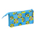 Miniatyrbild 3 av 3: Tredubbel Carry-all Minions Minionstatic Blå (22 x 12 x 3 cm)