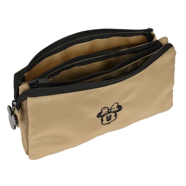 Tredubbel Carry-all Minnie Mouse Premium Beige (22 x 12 x 3 cm)