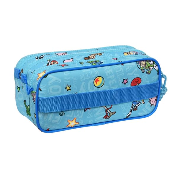 Tredubbel Carry-all Toy Story Ready to play Ljusblå (21,5 x 10 x 8 cm)