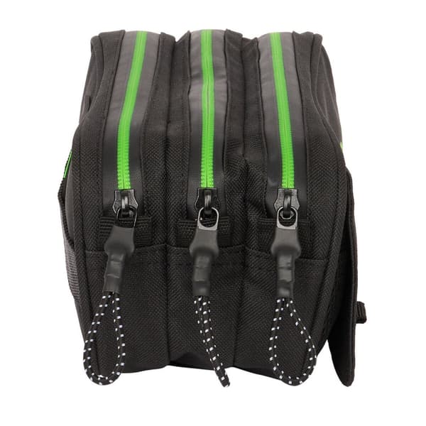 Tredubbel Carry-all Kappa Black Svart 21,5 x 10 x 8 cm