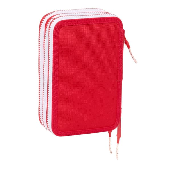 Trippel pennfodral Sevilla Fútbol Club Röd 12,5 x 19,5 x 5,5 cm 36 Delar