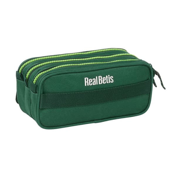 Tredubbel Carry-all Real Betis Balompié Grön 21,5 x 10 x 8 cm