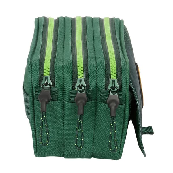 Tredubbel Carry-all Real Betis Balompié Grön 21,5 x 10 x 8 cm