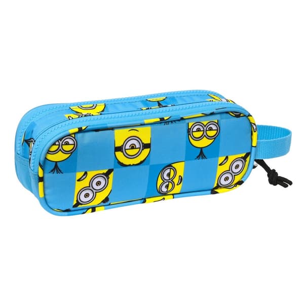 Dubbel bär-allt Minions Minionstatic Blå (21 x 8 x 6 cm)