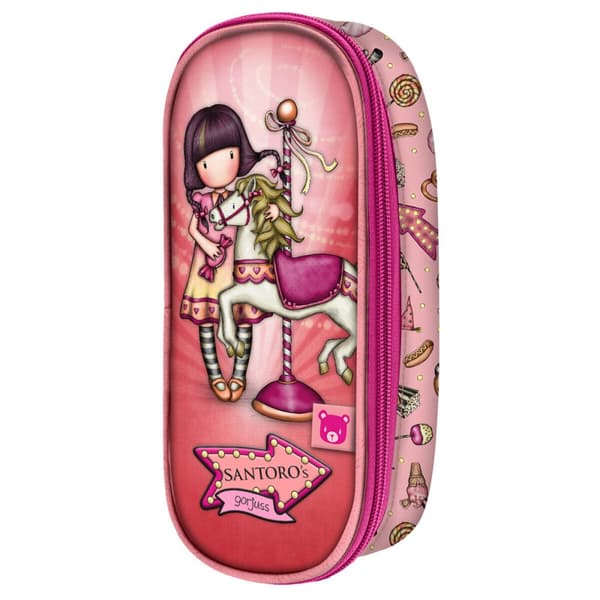 Skolväska Gorjuss Carousel Lax (10 x 23 x 6 cm)