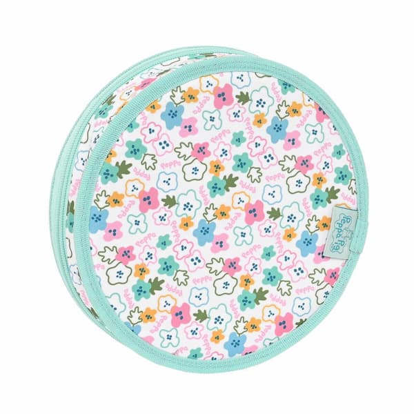 Kynäkotelo Peppa Pig Cosy corner Pyöreä Vaaleansininen (18 Kappaletta)