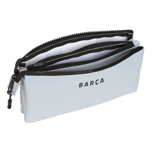Kolmilokeroinen laukku F.C. Barcelona Harmaa (22 x 12 x 3 cm)