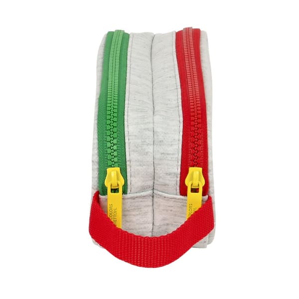 Dubbel bär-allt Benetton Pop Grå (21 x 8 x 6 cm)