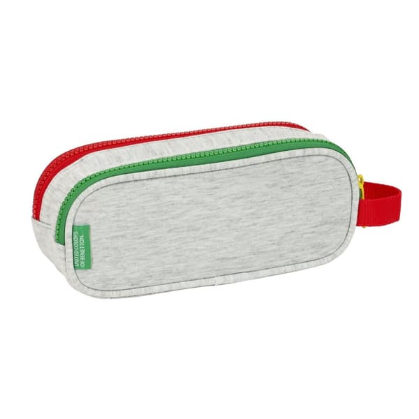 Dubbel bär-allt Benetton Pop Grå (21 x 8 x 6 cm)