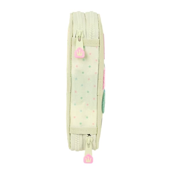 Penalhus med Tilbehør Glow Lab Magic flow Beige 12.5 x 19.5 x 4 cm (28 Dele)