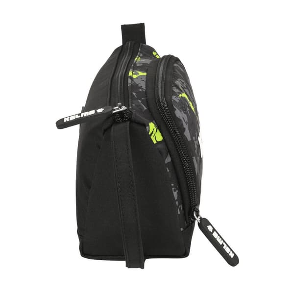 Koululaisen penaali lisätarvikkeilla Kelme Jungle Musta Harmaa Lime väri 20 x 11 x 8.5 cm (32 Kappaletta)