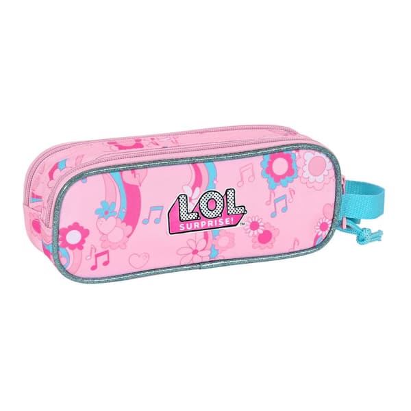 Kaksilokeroinen laukkku LOL Surprise! Glow girl Pinkki (21 x 8 x 6 cm)