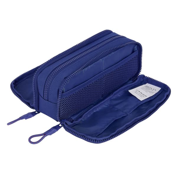Dobbelt carry-all F.C. Barcelona Rød Marineblå 21 x 8 x 8 cm