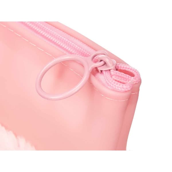 Penalhus Pincello 443 Blå Grøn Lilla Pink 21 x 9 x 3 cm Pomponer (12 enheder)