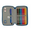Miniatyrbilde 3 av 4: Dobbelt pennal BlackFit8 M854 Mørkeblå 12.5 x 19.5 x 4 cm (28 Deler)