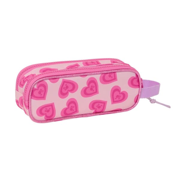Dubbel bär-allt Barbie Love Rosa 21 x 8 x 6 cm
