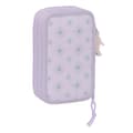 Miniatyrbild 3 av 6: Trippel pennfodral Wish Lila 12.5 x 19.5 x 5.5 cm (36 Delar)