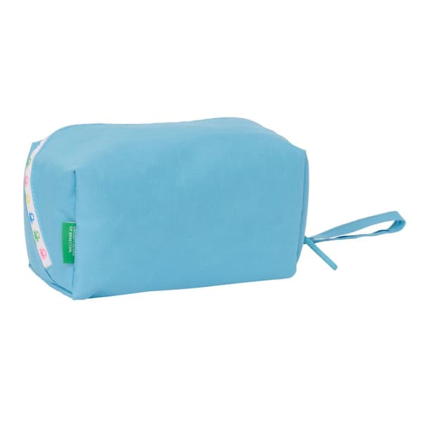 Skolväska Benetton Spring Himmelsblå 22 x 10 x 10 cm