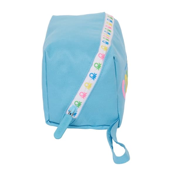 Skolväska Benetton Spring Himmelsblå 22 x 10 x 10 cm