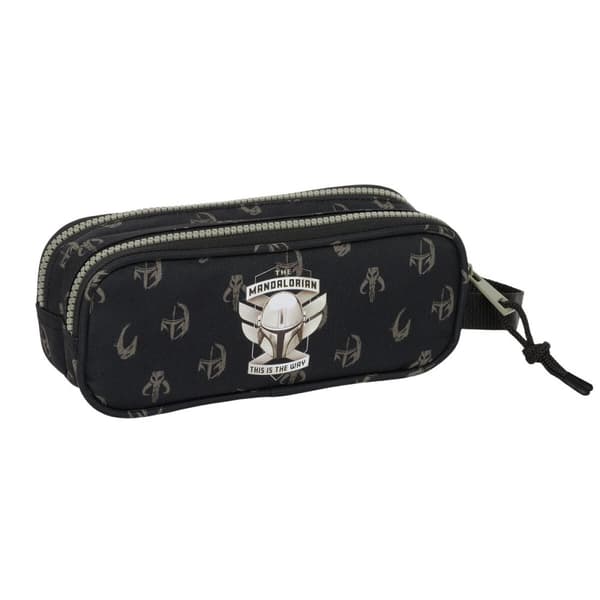 Dobbelt carry-all The Mandalorian This is the way Sort 21 x 8 x 6 cm
