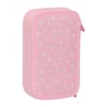 Miniatyrbillede 2 af 5: Dobbelt penalhus Glow Lab Sweet home Pink 12.5 x 19.5 x 4 cm (28 Dele)